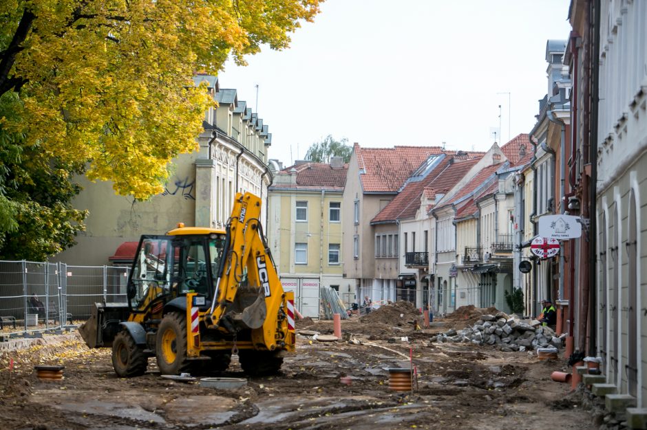 Kaip juda Vilniaus gatvės rekonstrukcija?