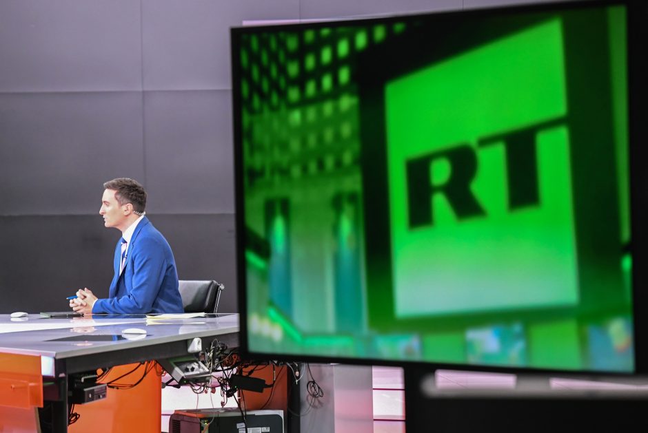 Britų žiniasklaidos priežiūros tarnyba skyrė baudą Rusijos televizijai „RT“