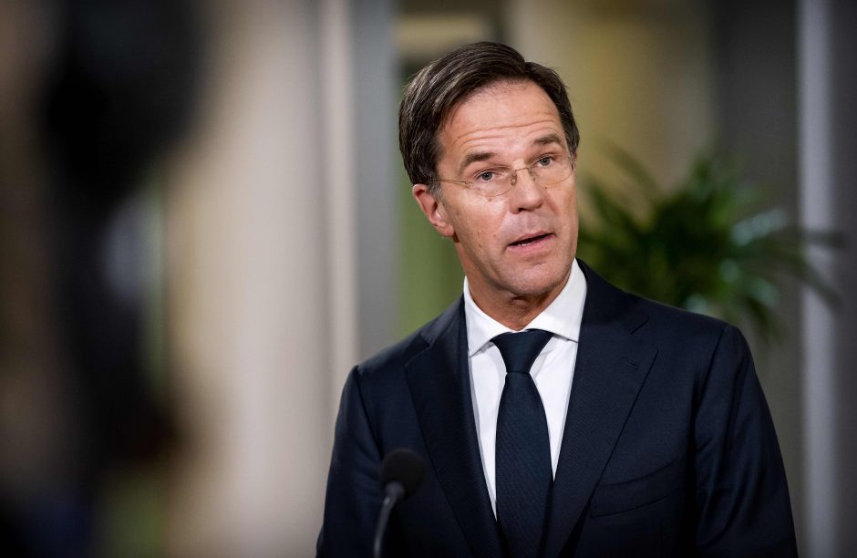 Nyderlandų premjeras M. Rutte sieks ketvirtos kadencijos 