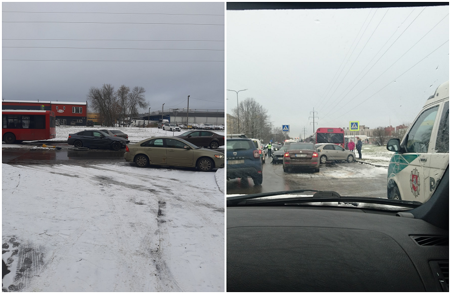 Masinė avarija Partizanų gatvėje: koją BMW vairuotojui pakišo ne sniegas, o viršytas greitis?