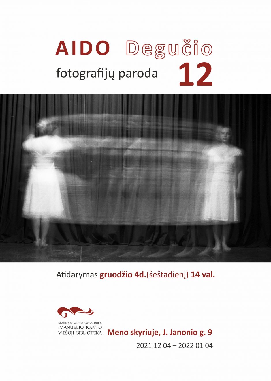 „12“ – pirmoji A. Degučio fotografijų paroda Klaipėdoje