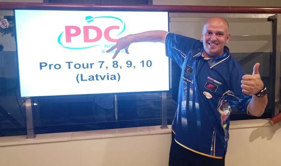 D. Labanauskas laimėjo tris turnyrus iš eilės ir jau turi vietą PDC Pasaulio čempionate