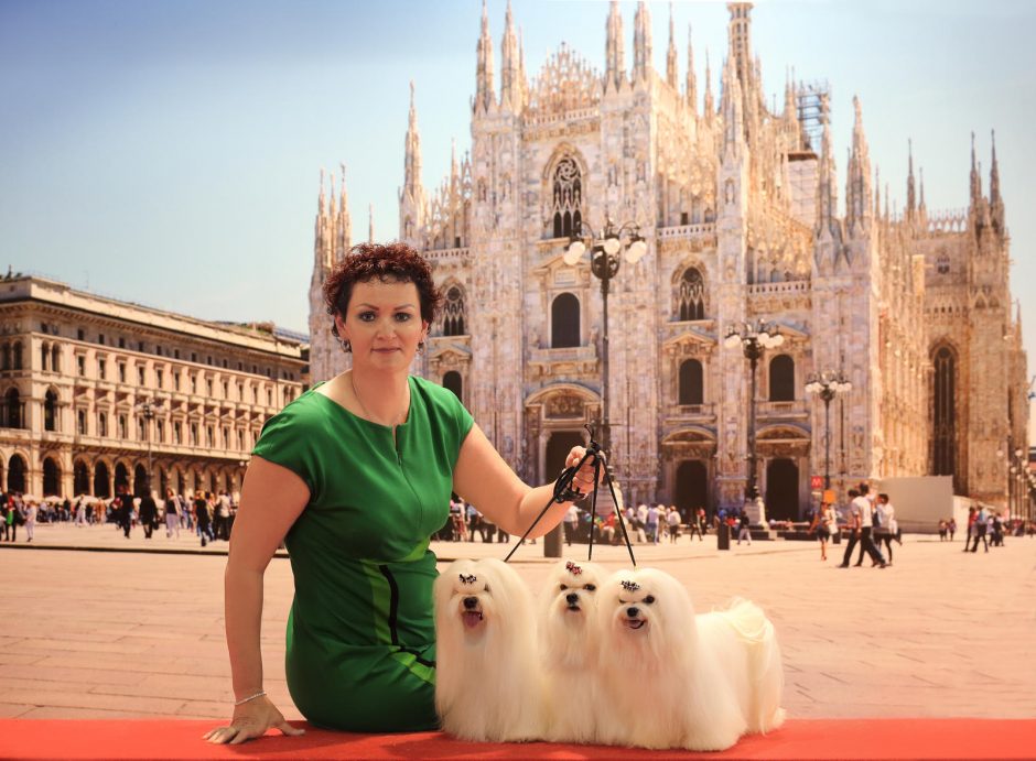 Lietuvos atstovai triumfavo šunų parodoje Milane