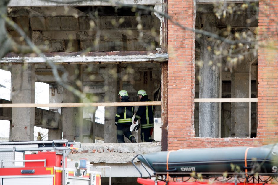 Apleistoje statybvietėje Vilniaus centre rastas vyro kūnas