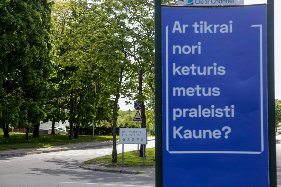 VGTU – neviltyje? Kaune jų savireklama startavo su ne vieną įaudrinančiu klausimu