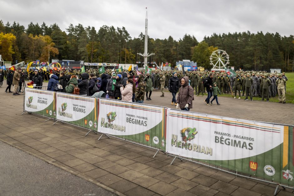 Bėgimu „In Memoriam“ pagerbti Lietuvos ir Ukrainos kariai 