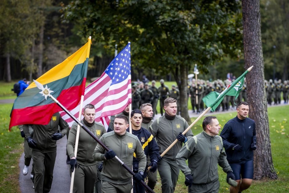 Bėgimu „In Memoriam“ pagerbti Lietuvos ir Ukrainos kariai 