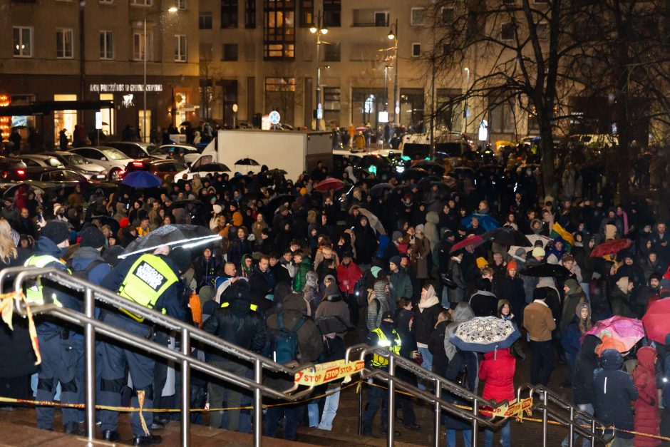 G. Paluckas neatsakė į protestuotojų kvietimą ateiti į mitingą: nepritariu pačiai idėjai