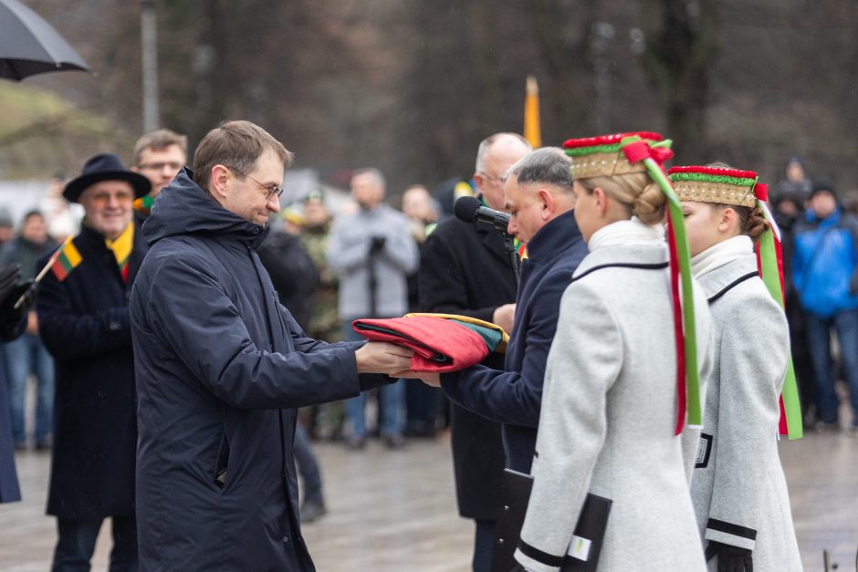 Skvernelis: svarbiausia, kad Trispalvė būtų mūsų širdyse