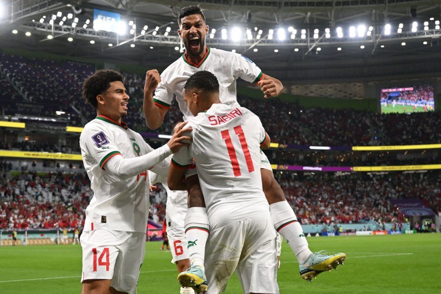 Dar viena sensacija: Marokas paguldė ant menčių Belgijos futbolininkus