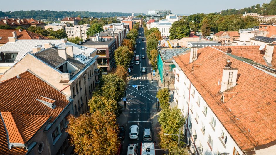 Kauno sankryžose – daugiau įstrižinių pėsčiųjų perėjų