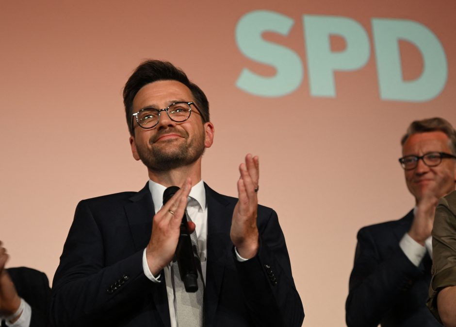 Apklausos: O. Scholzo SPD patyrė stiprų pralaimėjimą Vokietijos regioniniuose rinkimuose