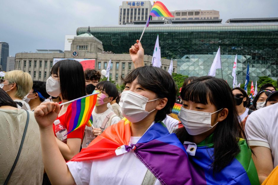Pietų Korėjoje po dvejų metų pertraukos surengtos „Pride“ eitynės