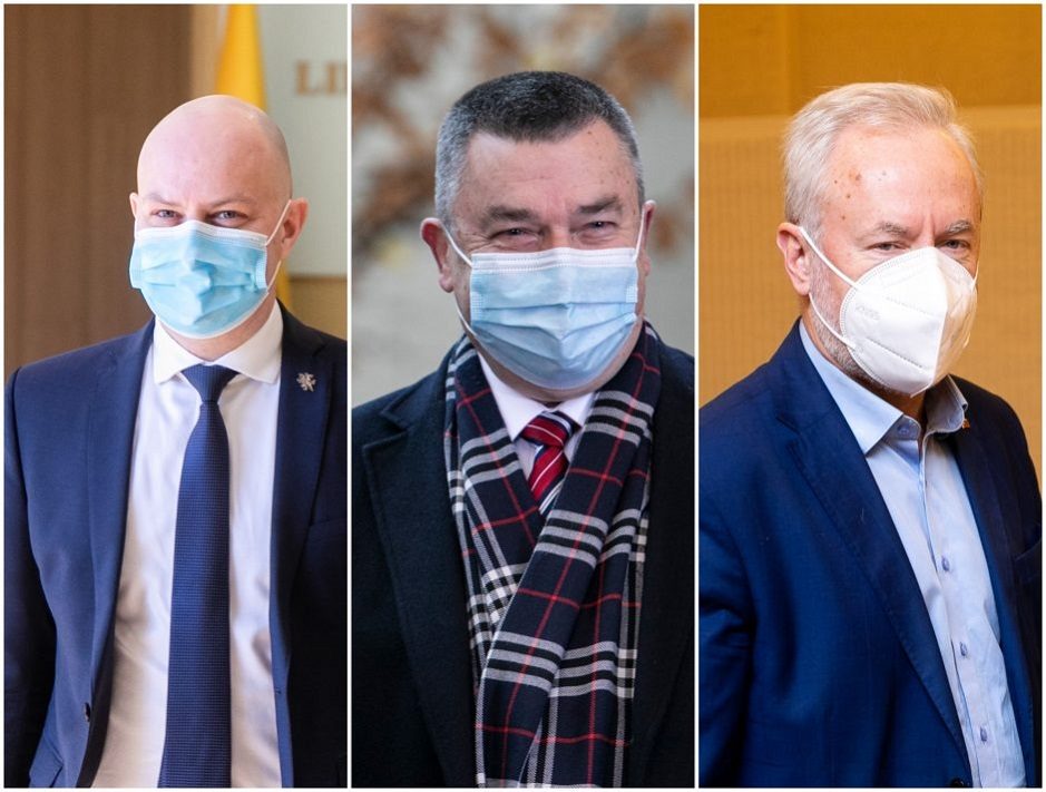 Koronavirusu susirgo trys Seimo nariai: A. Veryga, A. Matulas ir J. Razma