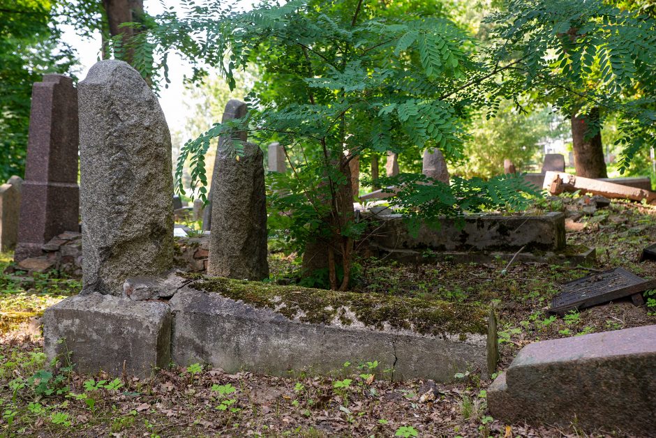 Žaliakalnio senosiose žydų kapinėse – daugiau tvarkos