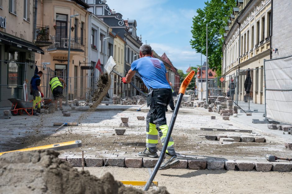 Rastas kompromisas: Vilniaus gatvės grindinys bus paklotas per vasarą