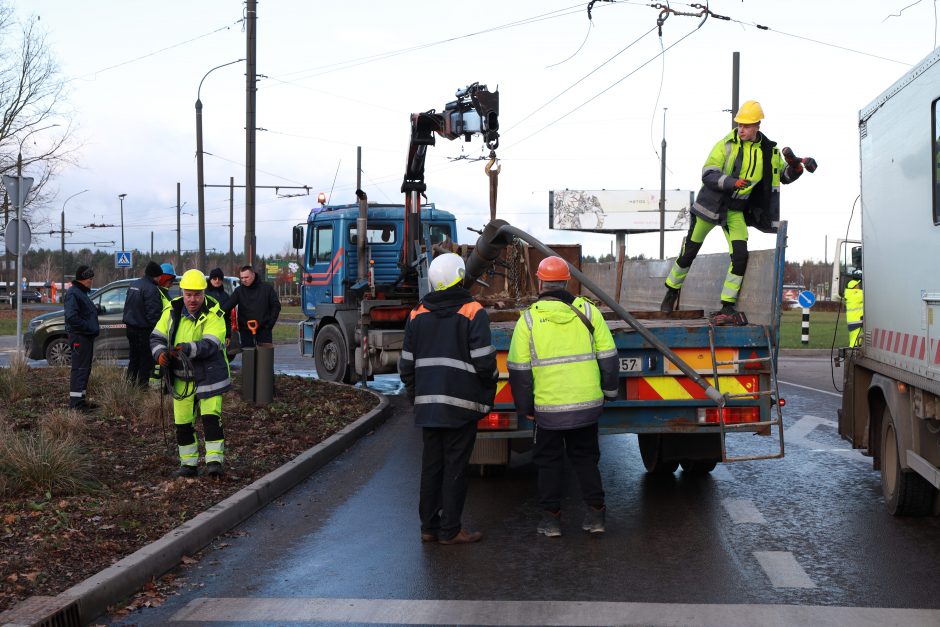 Neeilinė situacija S. Žukausko gatvėje: teko stabdyti eismą