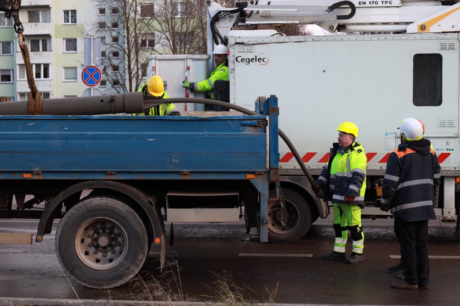 Neeilinė situacija S. Žukausko gatvėje: teko stabdyti eismą