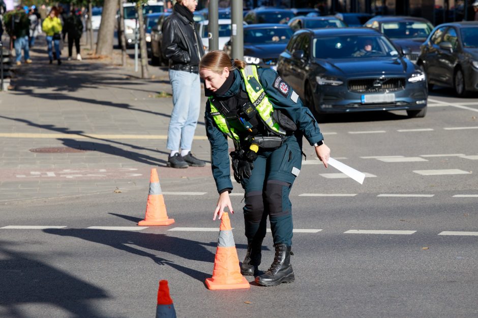 Kauno centre strigo eismas: partrenkta moteris