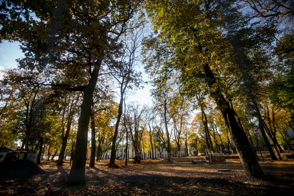 Kauną jau pasiekė granito danga – atnaujinta Miesto sodelio rekonstrukcija