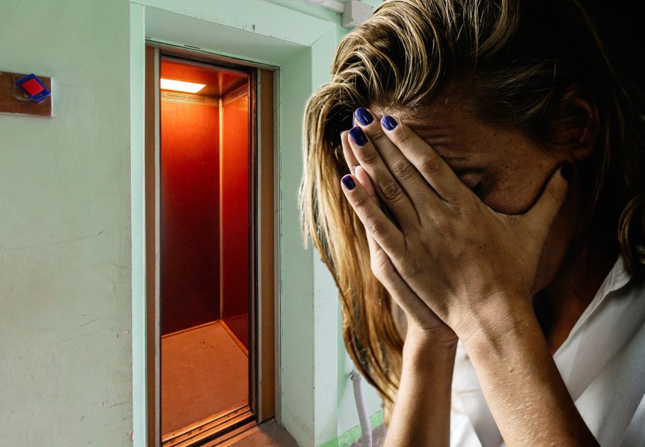 Neraminantis pranešimas iš daugiabučio: lifte užstrigusi moteris patyrė insultą