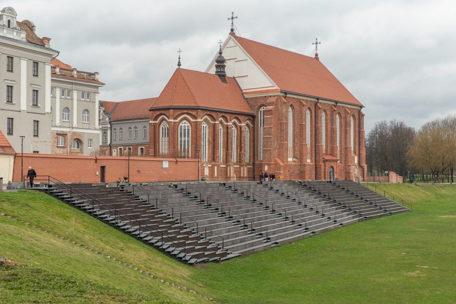 Kauno pilies papėdėje – amfiteatro plėtra