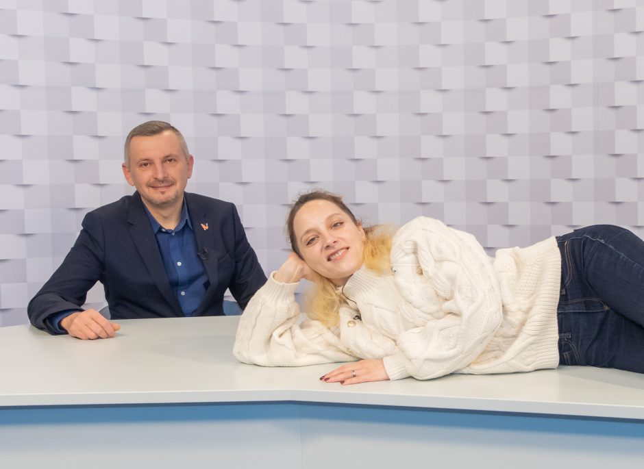 „Kauno dienos“ studijoje – aktorė G. Siurbytė: esu genialus šūdas