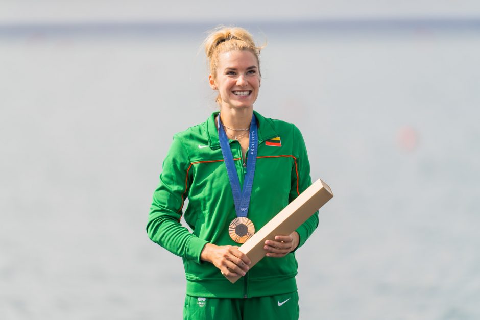 Lietuvai olimpinį medalį padovanojusi V. Senkutė: atrodo, kad sapnuoju