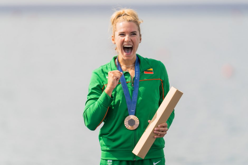 Lietuvai olimpinį medalį padovanojusi V. Senkutė: atrodo, kad sapnuoju