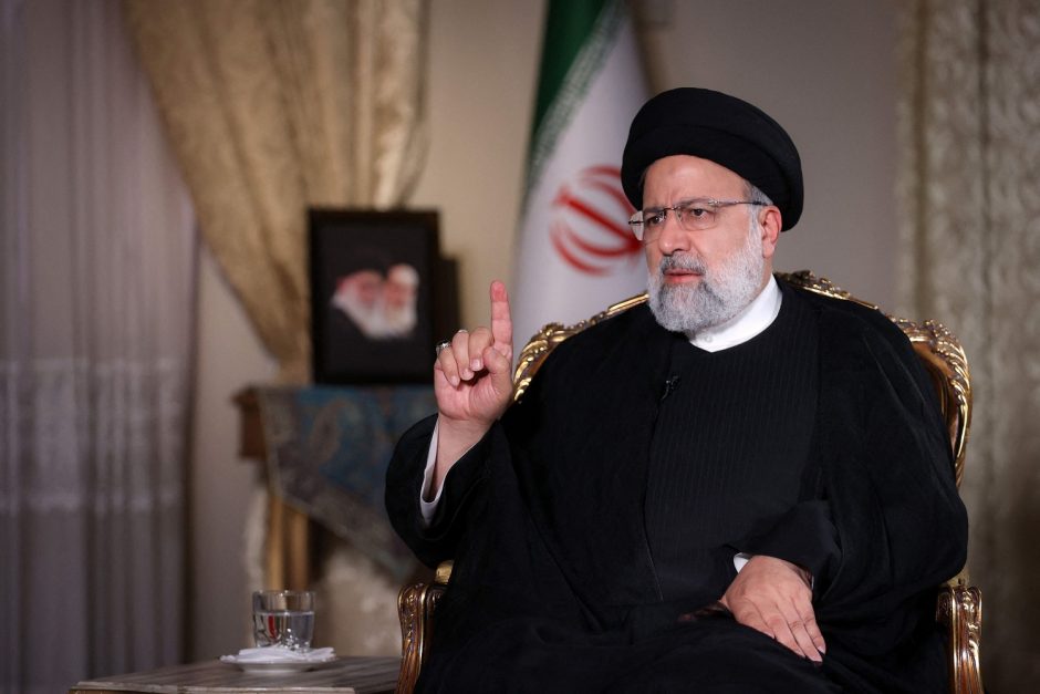 Irano prezidentas: Izraelio veiksmai gali priversti visus imtis veiksmų