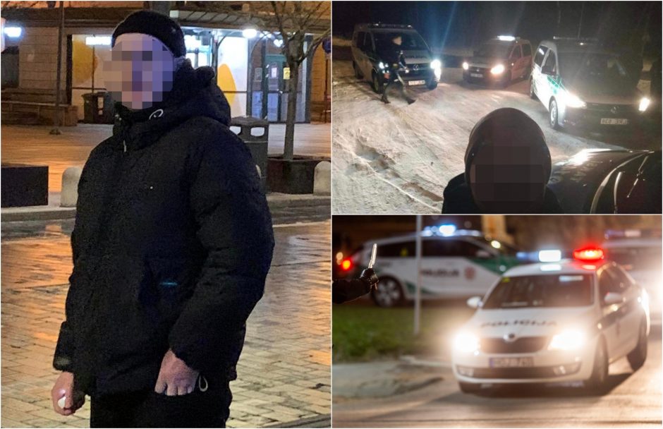 Vilniuje nepažįstamojo elgesio įbauginta mergina: jis kabinėjosi prie žmonių, turėjo elektrošoką