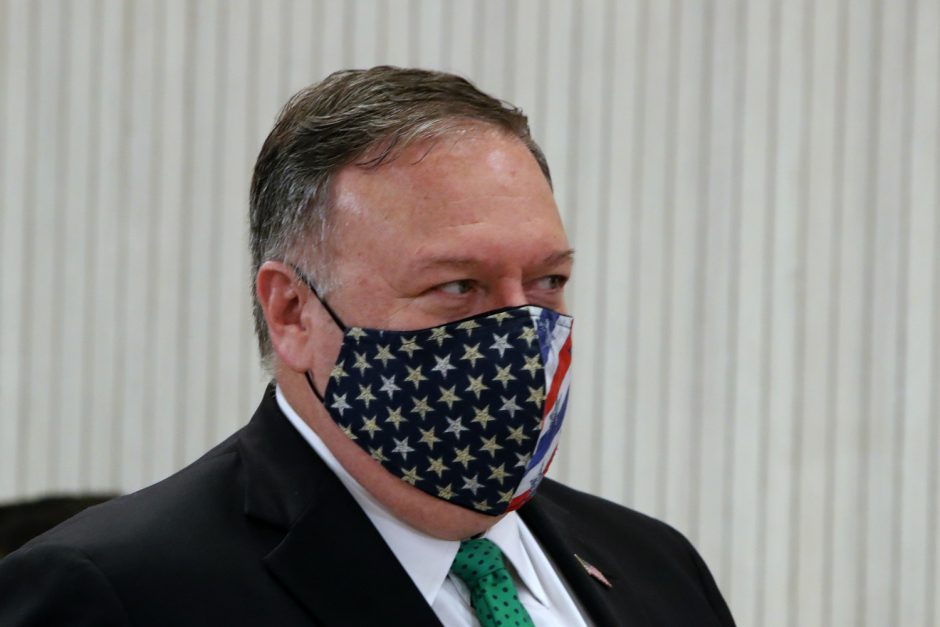 M. Pompeo Katare susitiks su Talibano derybininkais 