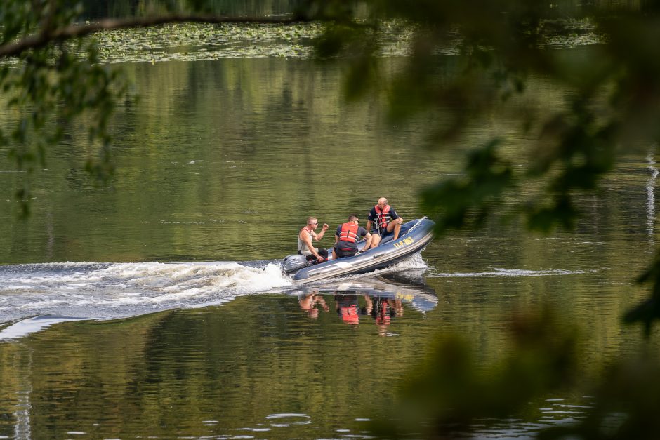 Panemunės paplūdimyje dingusio vyro paieška