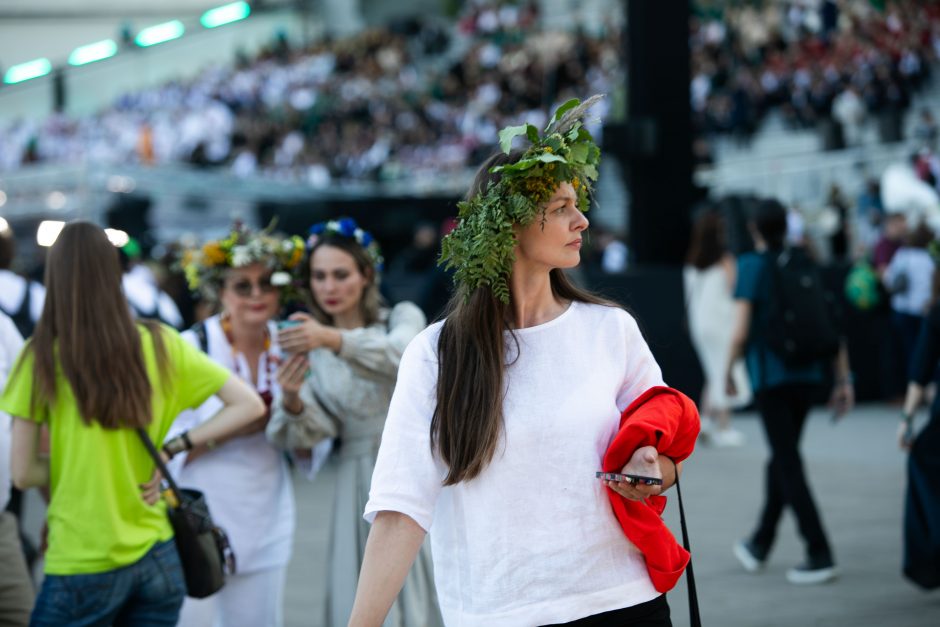 Vingio parke – šimtmečio Dainų šventės finalas 