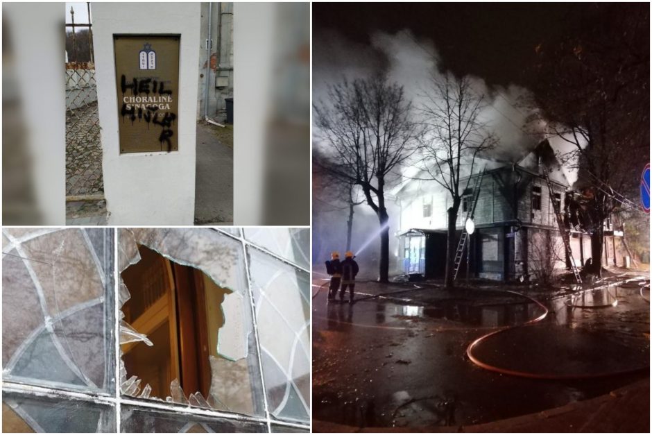 Įkliuvo siautėjusi jaunuolių grupuotė: padegė namą, nuniokojo mečetę ir sinagogą