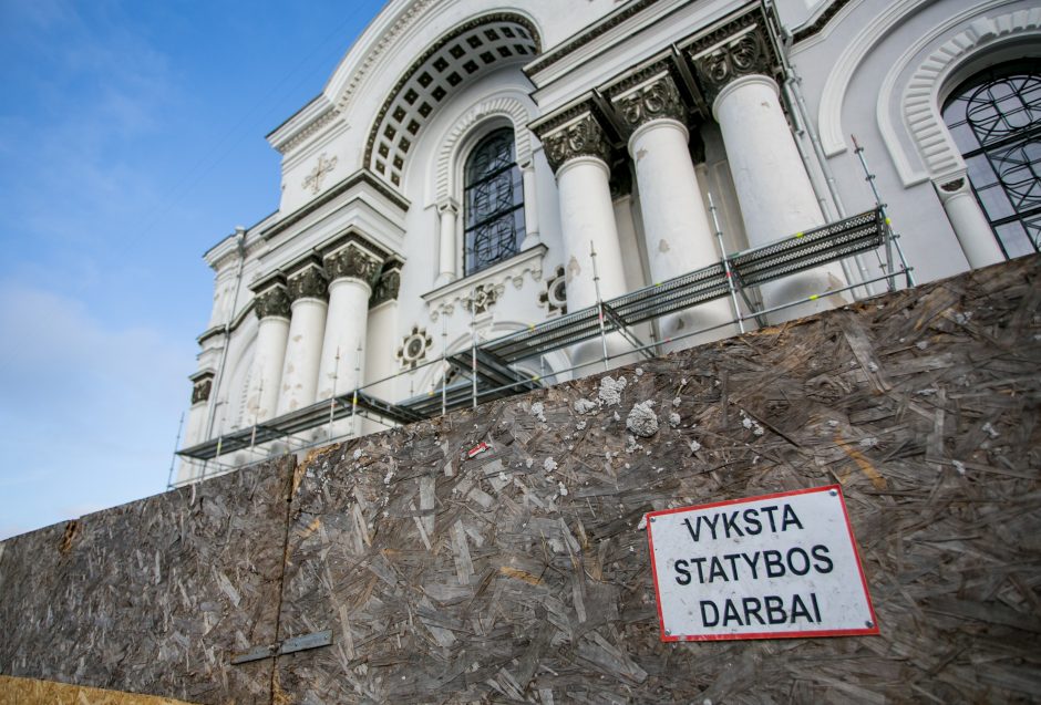 Vis arčiau pabaigtuvių: tęsiama Soboro restauracija