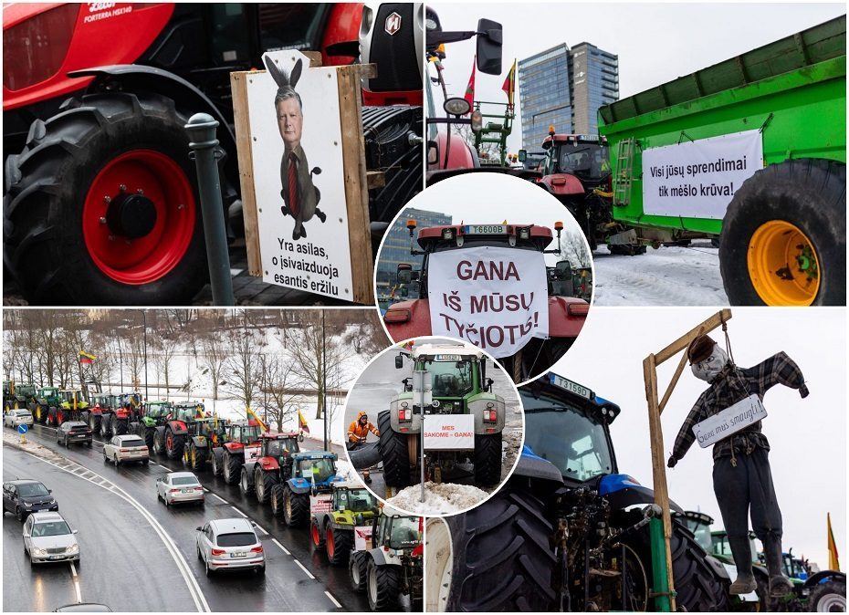 Protestą baigę žemdirbiai: bet kada galime sugrįžti!