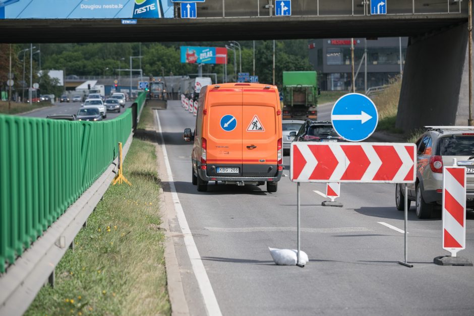 Įsibėgėja vienos judriausių sostinės gatvių atnaujinimas: kas jau padaryta?