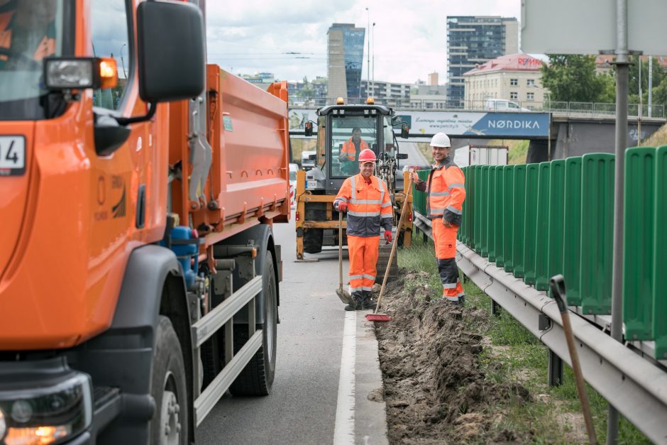 Įsibėgėja vienos judriausių sostinės gatvių atnaujinimas: kas jau padaryta?