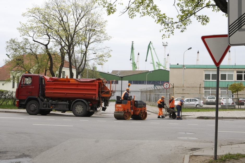 Klaipėdos gatvių remontui – mažiau lėšų