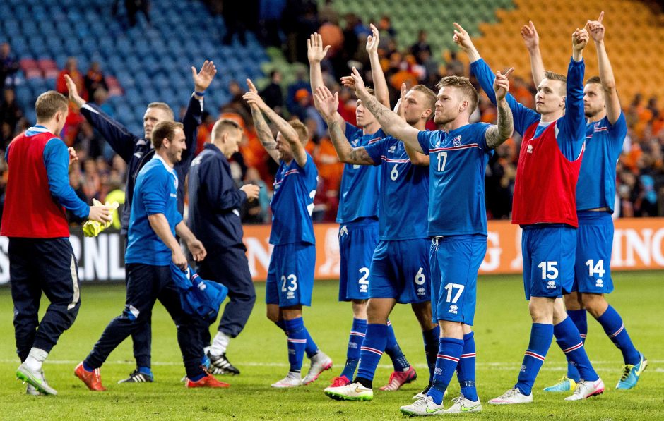Islandijos rinktinė pirmą kartą žais Europos čempionate