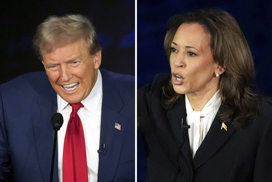 D. Trumpas atsisakė dalyvauti spalį K. Harris siūlomuose debatuose: per vėlu