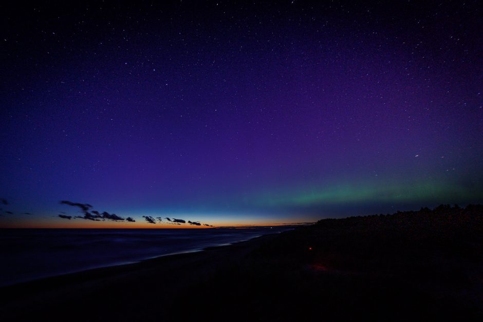 Lietuvoje pasirodė meteorų lietus ir Šiaurės pašvaistė