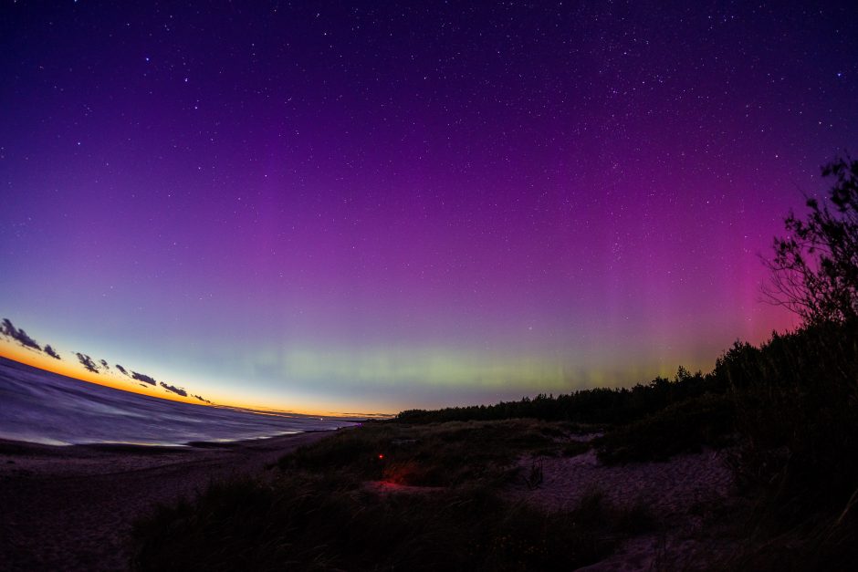 Lietuvoje pasirodė meteorų lietus ir Šiaurės pašvaistė