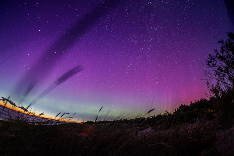 Lietuvoje pasirodė meteorų lietus ir Šiaurės pašvaistė