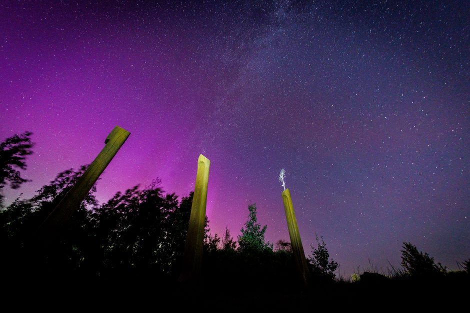 Lietuvoje pasirodė meteorų lietus ir Šiaurės pašvaistė