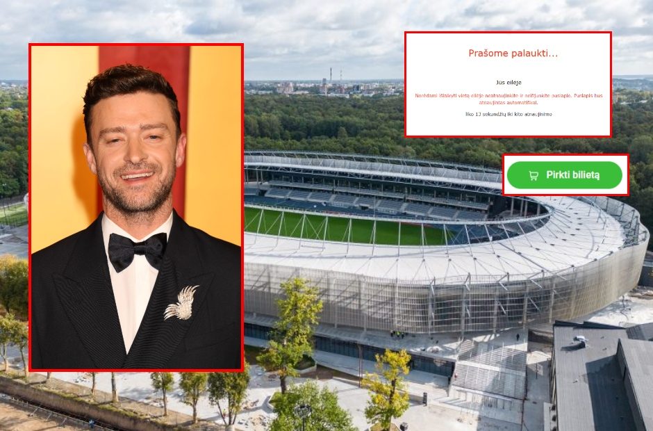 Paaiškėjo, kiek kainuoja bilietai į J. Timberlake'o koncertą Kaune: gerbėjai neišvengė nesklandumų