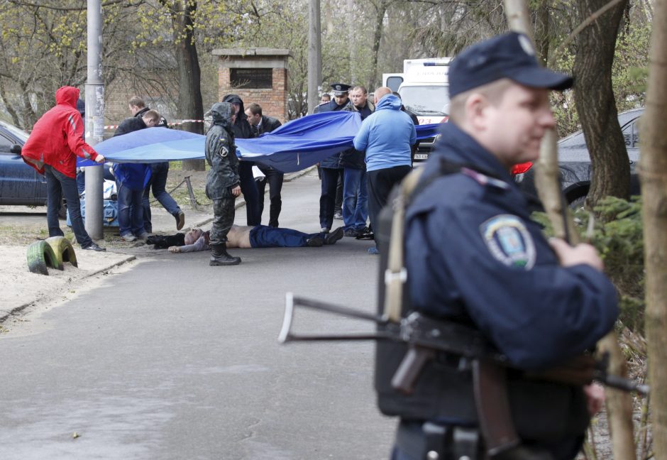 Kijeve nušautas Maidano priešininku laikomas žurnalistas