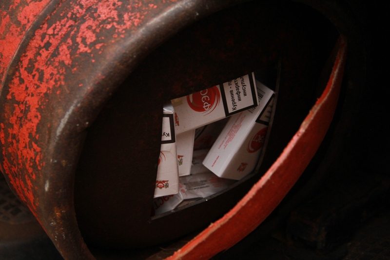 Cigaretes dujų balionuose gabenęs šalčininkietis sulaikytas po šūvių