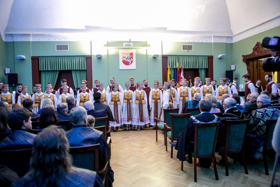 Inauguruotas naujasis KTU rektorius E. Valatka